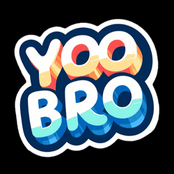 Yoo Bro Brother Text Animation GIF