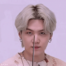 Yoongi Answering Yes GIF
