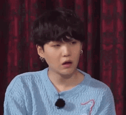 Yoongi Confused Face GIF