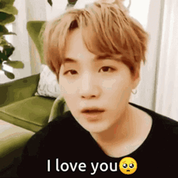 Yoongi I Love You GIF