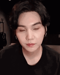 Yoongi Wearing Eyeglasses GIF