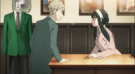 Yor And Loid Arguing Spy X Family GIF