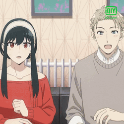 Yor And Loid Forger Sweet Hand Heart Gesture GIF