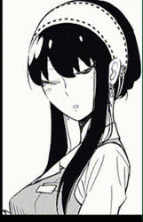Yor Forger Blinking Manga GIF
