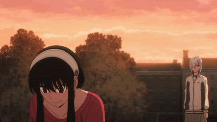 Yor Forger Startled Response GIF