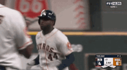 Yordan Alvarez Astros Home Running  GIF