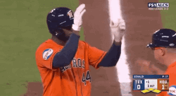 Yordan Alvarez Clapping And Bow GIF