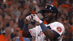 Yordan Alvarez Finger Heart GIF