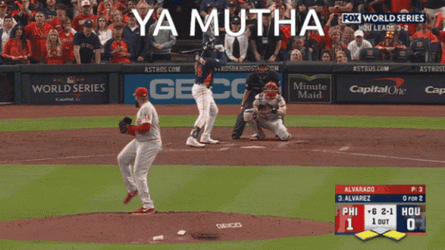 Yordan Alvarez Hit Homerun To The Center Field GIF