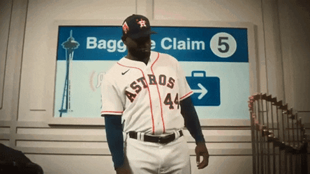 Yordan Alvarez Houston Astros Trophy GIF