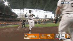 Yordan Alvarez Houston Astros Wave Fans GIF