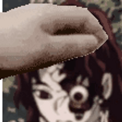Yoriichi Hand Glitch GIF