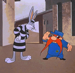 Yosemite Sam And Bugs Bunny GIF