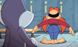Yosemite Sam Bending Over GIF