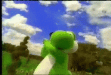 Yoshi Hammer Smash GIF