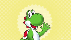Yoshi Handsome Tranformation GIF