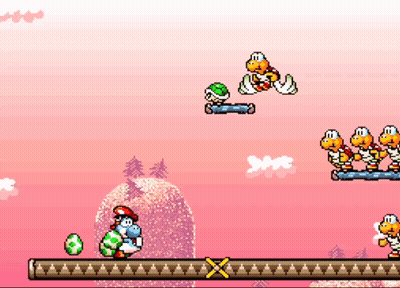 Yoshi Holding Egg GIF