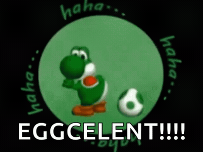 Yoshi Playing Soccer Eggcellent GIF