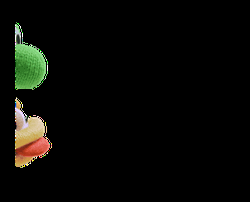 Yoshi Riding A Dog GIF