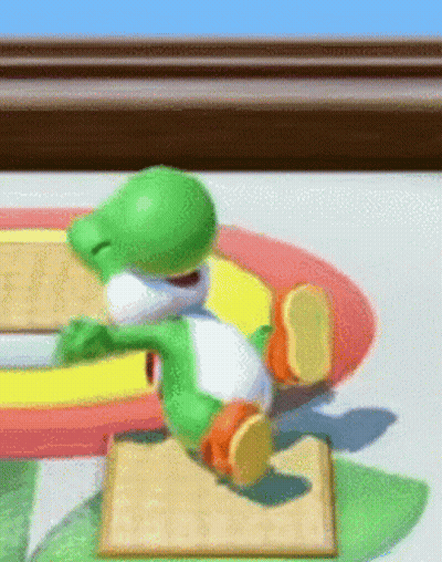 Yoshi Standing GIF