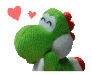 Yoshi Super Mario Sticker GIF