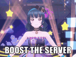 Yoshiko Tsuhima Boost The Server GIF