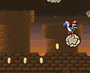 Yoshis Island Platformer GIF