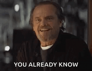 You Already Know Jack Nicholson Yes GIF