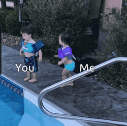 You And Me Swim GIF
