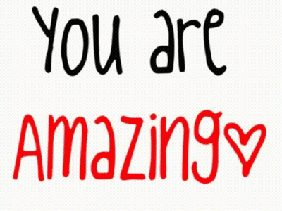 You Are Amazing In Red GIF
