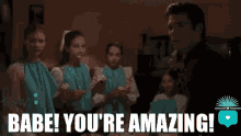 You Are Amazing Woman Complimenting Guy GIF