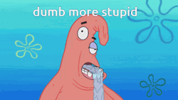 You Are An Idiot Dumb Stupid Patrick Star GIF
