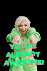You Are Awesome Alison Faulkner GIF