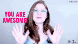 You Are Awesome Lillie Jean GIF