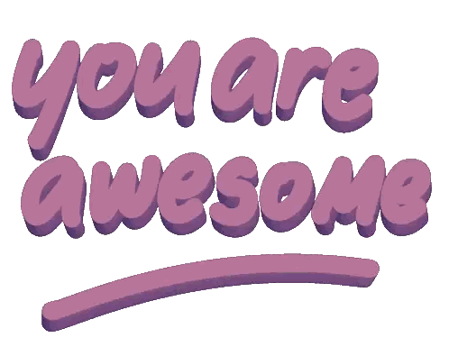 You Are Awesome Sticker
