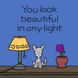 You Are Beautiful In Any Light Chippy GIF