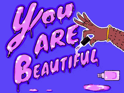 You Are Beautiful Nail Polish Paints GIF