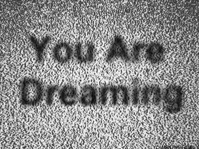 You Are Dreaming Text GIF