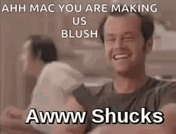 You Are Making Us Blush Aww Shucks GIF