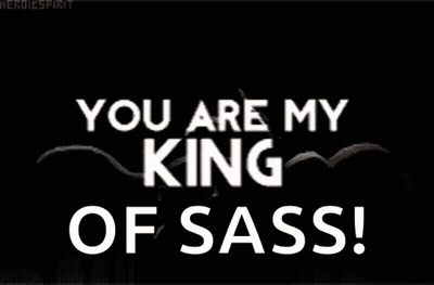 You Are My King Of Sass GIF