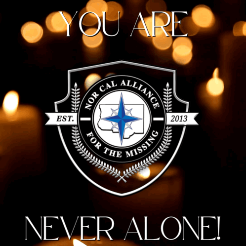 You Are Never Alone Poster With Candles GIF