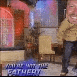 You Are Not The Father Man Happy Dance GIF