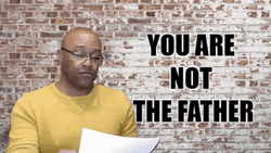 You Are Not The Father Suspicious Look GIF