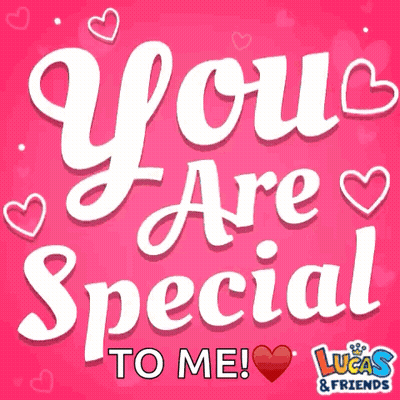 You Are Special To Me Hearts GIF