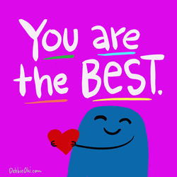 You Are The Best Heart Beat GIF