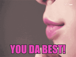 You Are The Best Pink Lips GIF