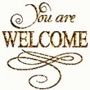 You Are Welcome Calligraphy GIF