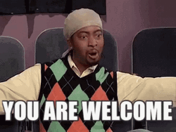 You Are Welcome On The Gallery GIF
