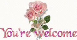 You Are Welcome Roses GIF