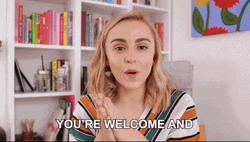 You Are Welcome Thank You Very Much GIF